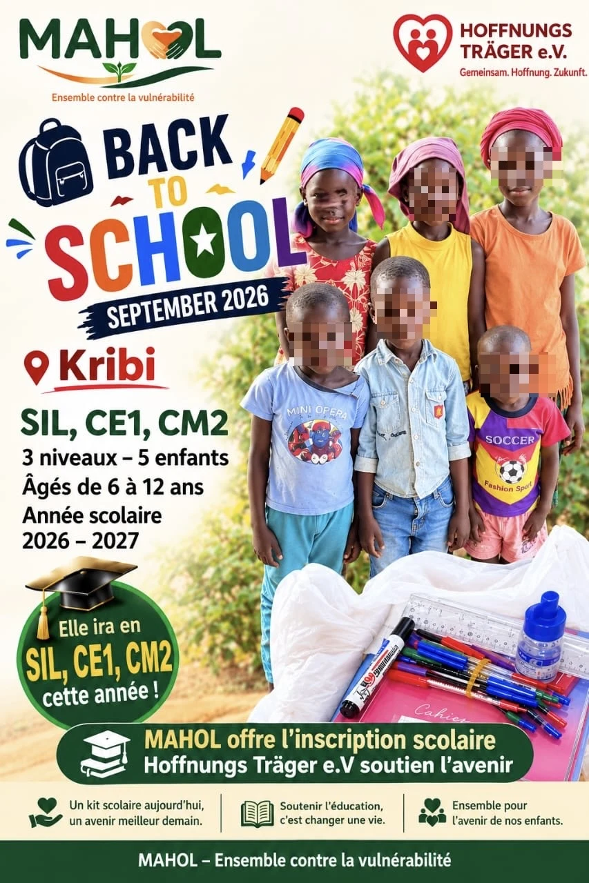 Einblick in die Patenschaften mit Association MAHOL in Kribi