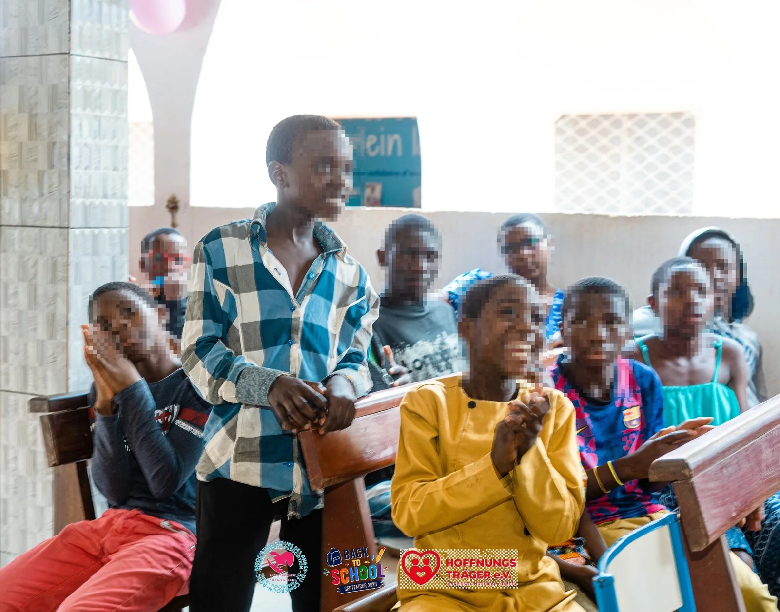 Gemeinsame Veranstaltung zum Schulstart in Yaoundé.